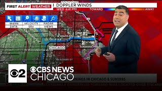 Wow! That moment when weather guy realizes potential tornado may hit his newsroom!