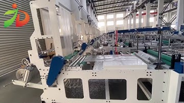 Automatic draw tape bag making machine