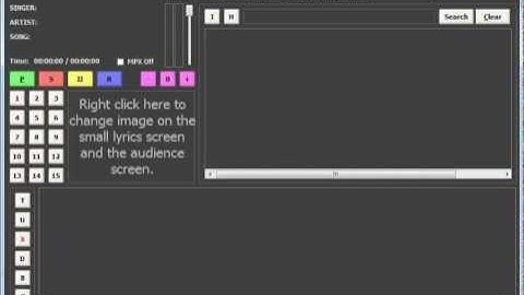 Show Presenter Pro - Changing lyrics screen background