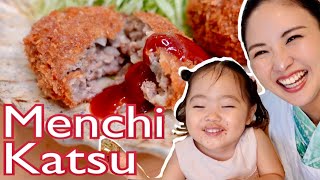 Menchi Katsu | Minced Meat Cutlet Recipe