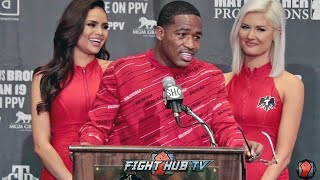 ADRIEN BRONER'S FULL POST FIGHT PRESS CONFERENCE FOR MANNY PACQUIAO FIGHT (FULL POST FIGHT VIDEO)