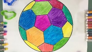 Learn Colors for Kids with Beach Ball - Colouring pages for Chiildren