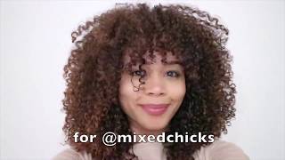 My Wash and Go routine with Mixed Chicks  | NEW PRODUCTS! |