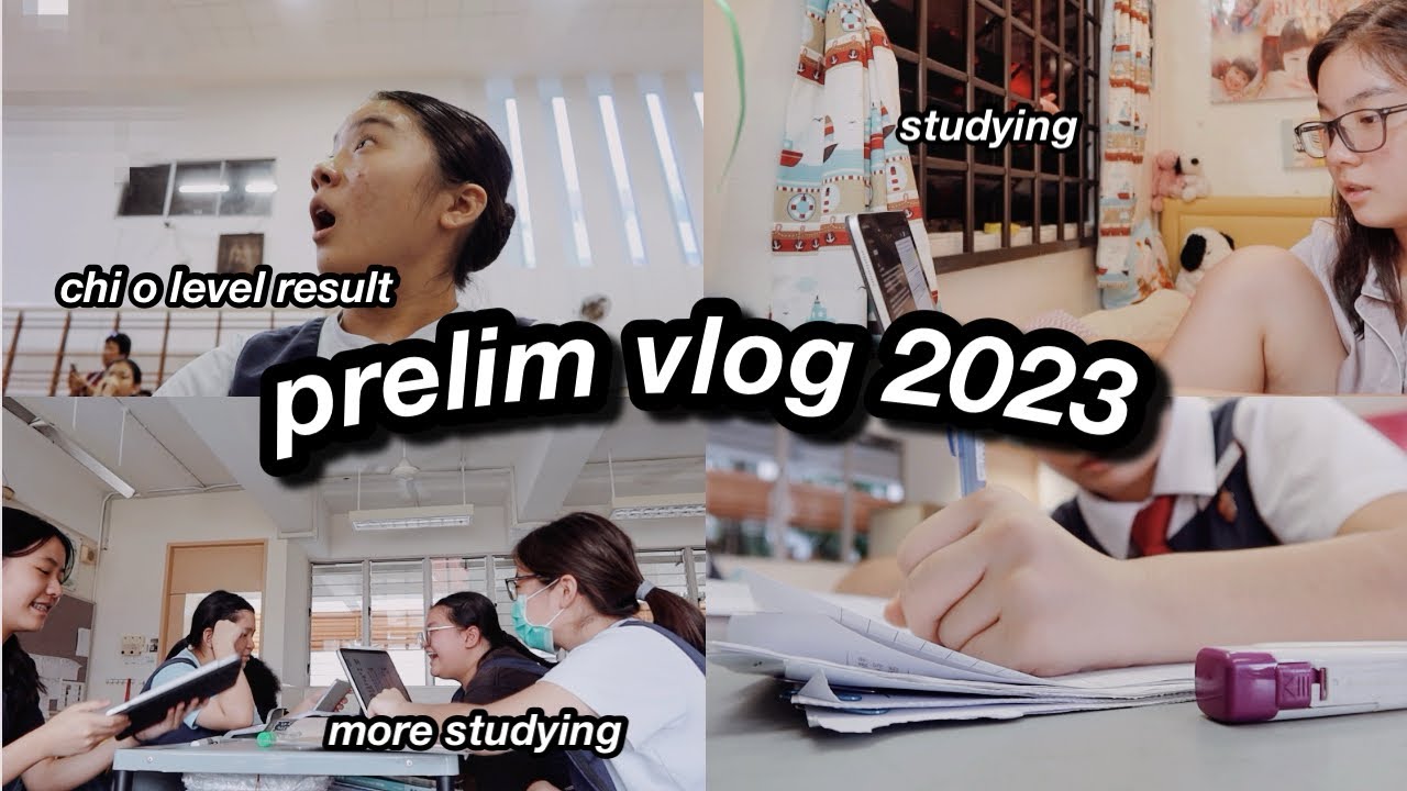 prelims vlog 2023 (receiving chi o level results, studying, hanging out with friends)