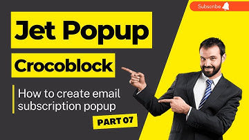 How to create email subscription popup | | jet popup & MailChimp | | Full Bangla 2023 | | Part 7