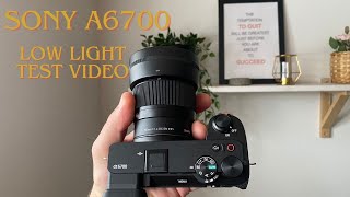 Sony a6700 Lowlight Video + Sigma 16mm f1.4 & Sigma 56mm f1.4 lens #scinetone #lowlight  #sonyalpha