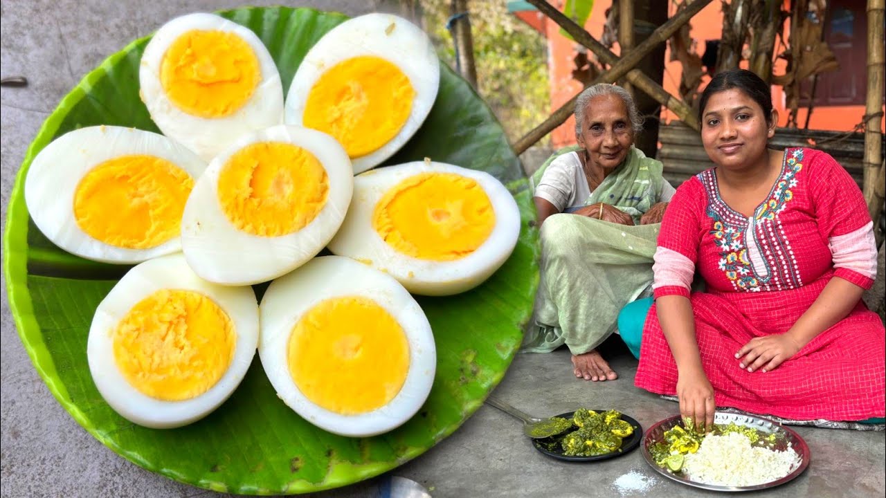 গরম ভাতের সাথে ব্যাস এই একটা রান্না থাকলেই হবে আর কিছুই লাগবে না।Green Egg Curry।Egg Recipe