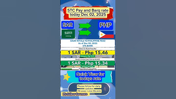 Quick view SAR to PHP exchange rate as of Dec 02, 2025. #exchangerate #saudiriyalrate #ofw #guide