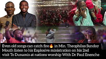 Even old songs can catch fire🔥 with Min. Theophilus listen to his Explosive ministration at Dunamis