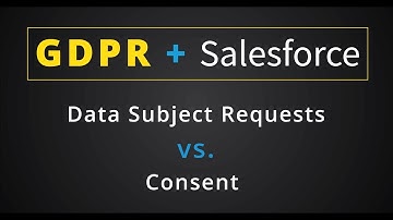 Data Subject Requests vs Consent Management: GDPR & Salesforce Webinar #3 Highlights