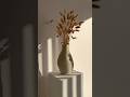 Plastic bottle ➝ aesthetic vase ✨| Budget DIY, luxury vibes 🤍✨♻️ #DIY #upcycle #bottlevase #home