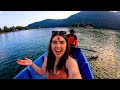 The most beautiful lake ride ever pokhara nepal 