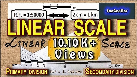 Linear Scale | Calculation & Construction | SanGeotics | Sanjib Mandal