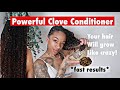 Clove conditioner for FAST hair growth! | how to make clove diy conditioner natural hair