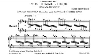 Edmundson, Garth (1937): Toccata “Vom Himmel hoch, da komm Ich her” (Christus Advenit IV) - A. Lucas