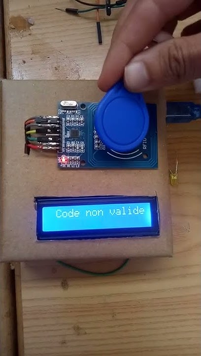 RFID-RC522 based security system using Arduino with LCD display - YouTube