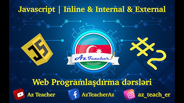 Javascript Dərsləri - Inlin & Internal & External