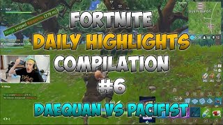 Daequan vs Pacifist Insane 1v1! - Fortnite BR Daily Highlights #6