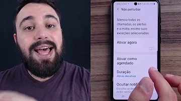 Como funciona o modo Não Perturbe?