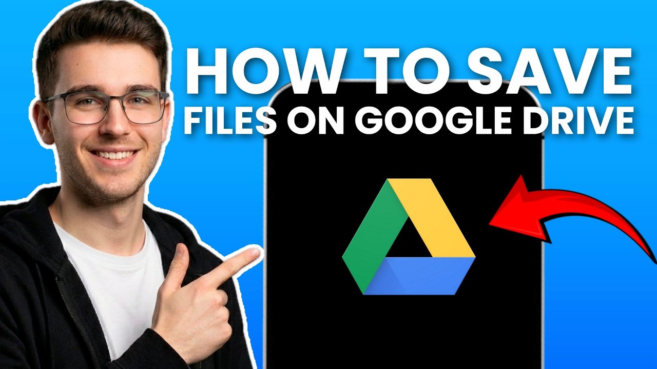 Tutorial - How To Save Files To Google Drive - YouTube