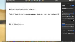 How to convert Apple Pages file into a Microsoft Word file!!!!