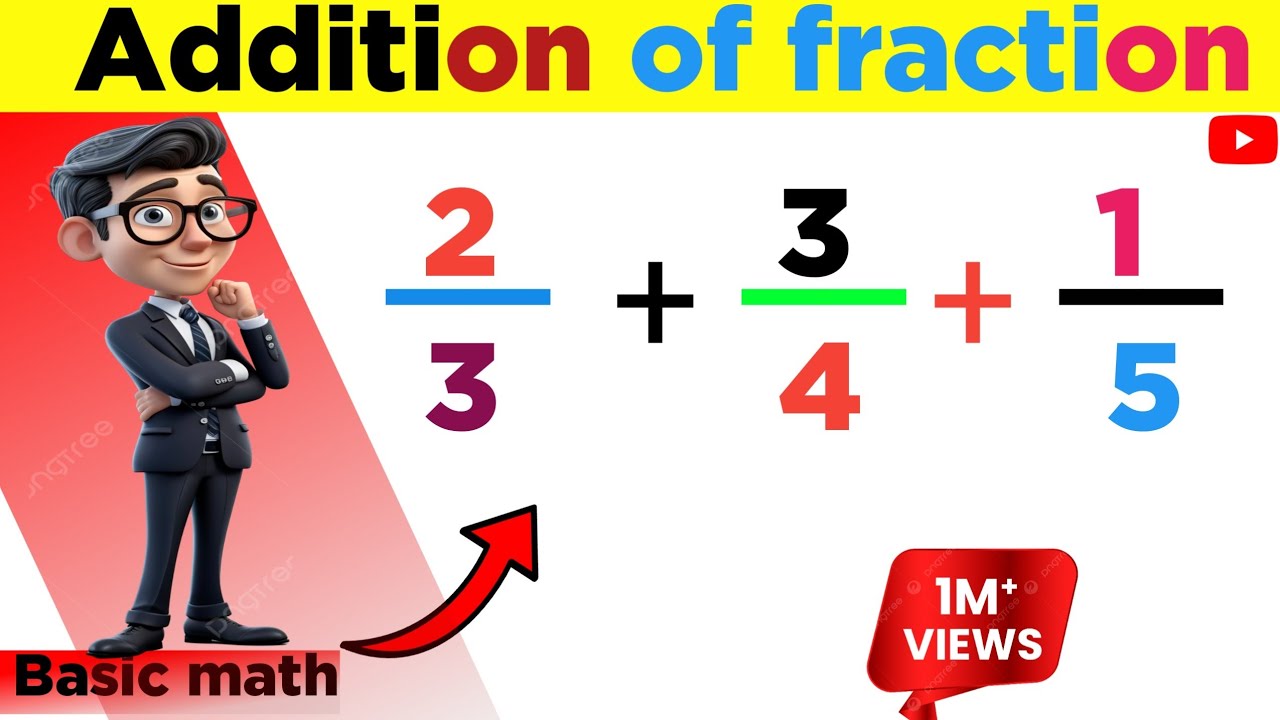 How to add fraction|fraction ki Addition Kesy Hoti hai|Fraction ...