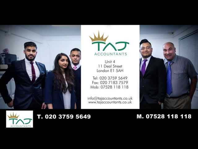Taj Accountants TV Advert | Small Business Accountants | Accountant London | East London
