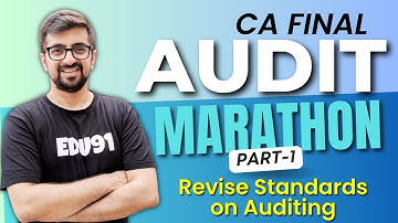 CA Final Audit Marathon Part 1 | Revise Standards on Auditing for ICAI Sept 2025 Exams| Neeraj Arora