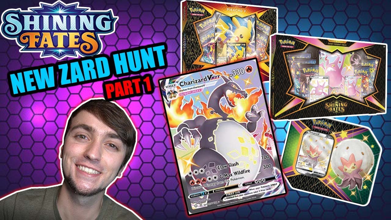 HUNTING THE SHINING FATES CHARIZARD VMAX PART 1 | HUGE POKEMON PACK OPENING