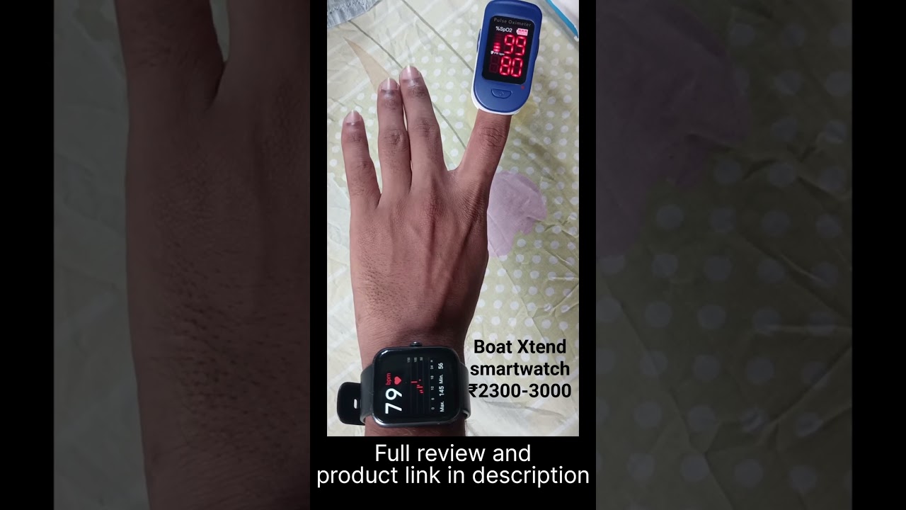 Boat Xtend heart rate monitoring test | sensor test with oximeter | link-full review in description.