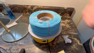 Unmount filament from an unused Bambu Lab spool