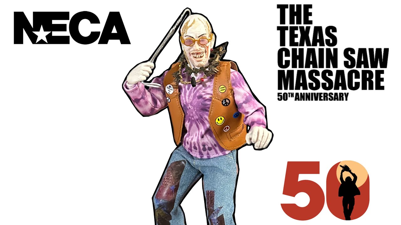 NECA Texas Chainsaw Massacre 50th Anniversary Retro Clothed Chop 