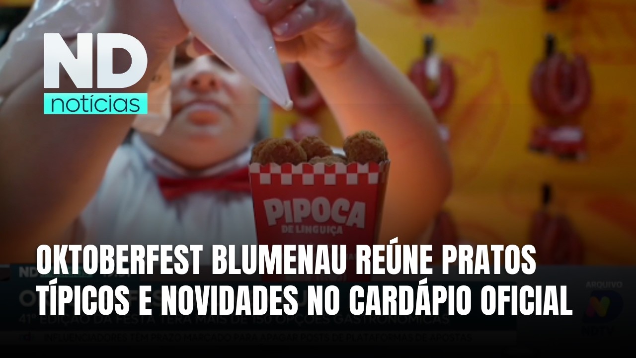 Oktoberfest Blumenau reúne pratos típicos e mais de 150 opções no evento