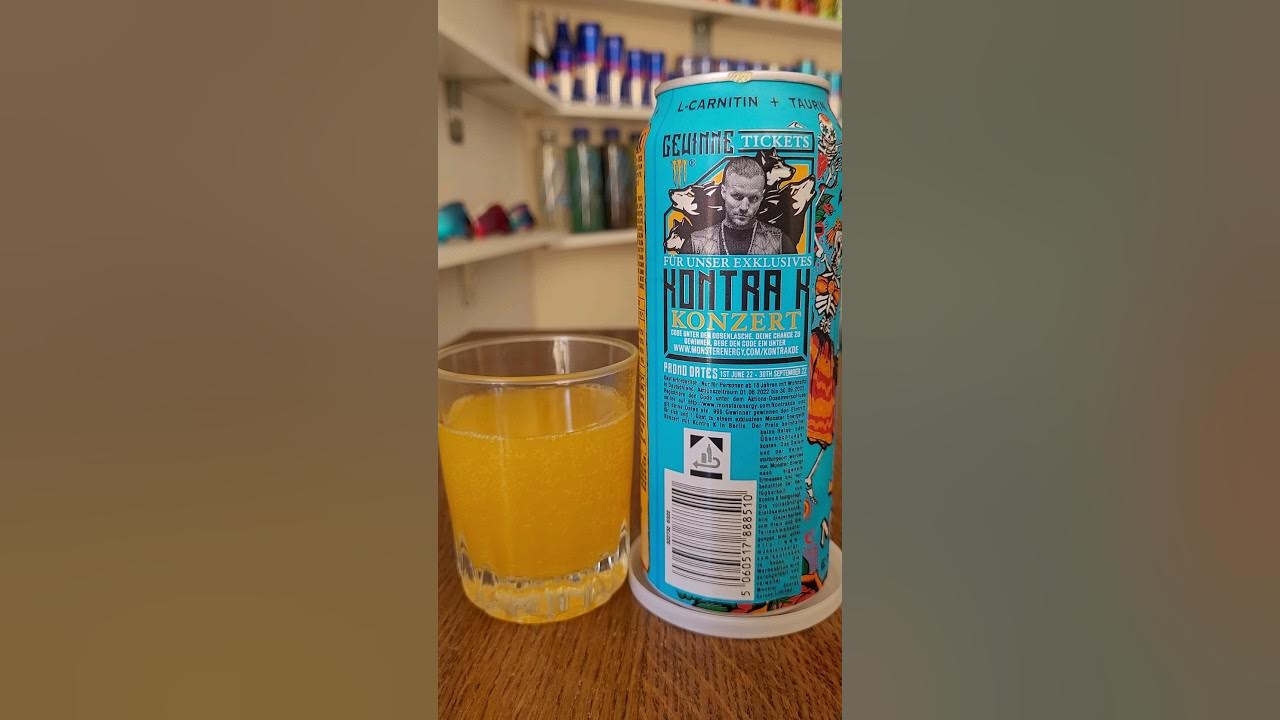 Monster energy Mango loco Kontra K le taste test. YouTube