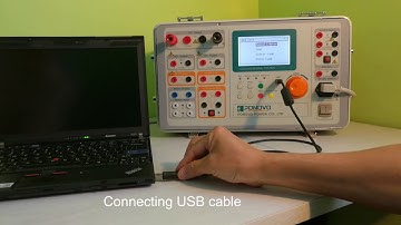 T200A Universal Single Phase Test Set - Set PC software Control