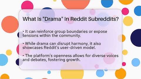 What Is "Drama" In Reddit Subreddits? - Everyday-Networking