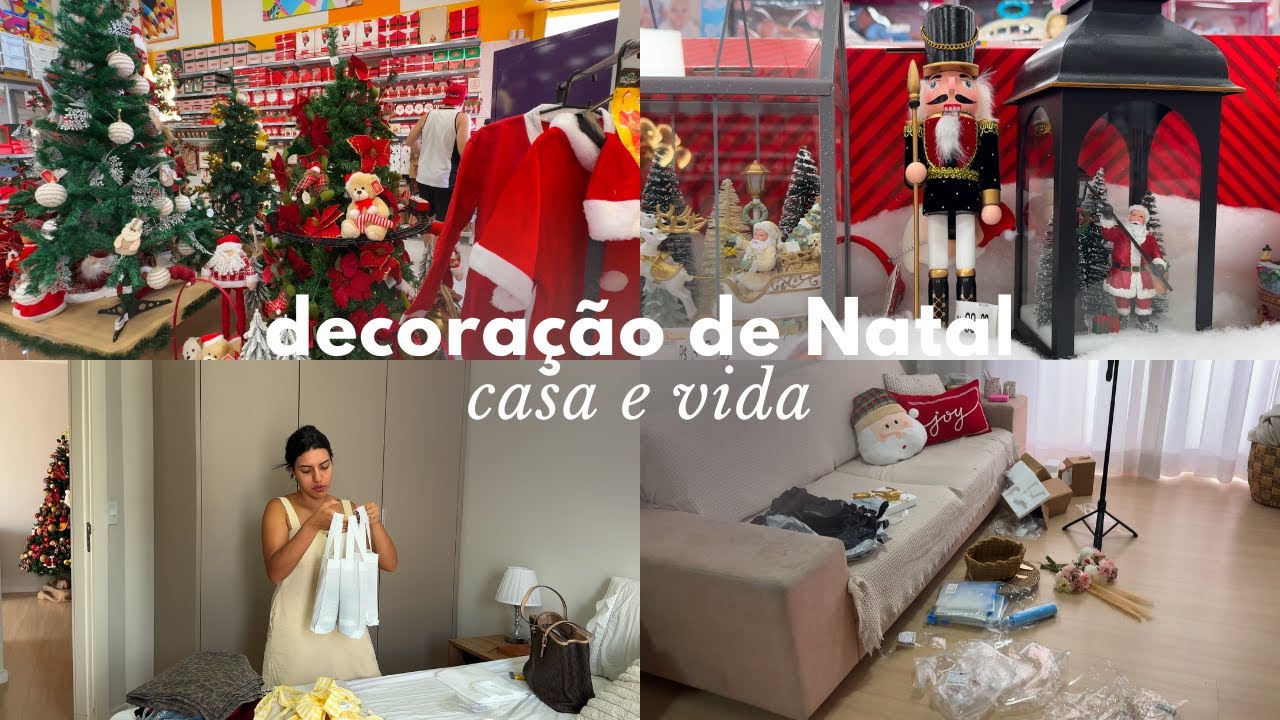 Vlogmass 🎄 | Decoração de Natal na loja Casa e Vida,  LINDO 🤩 | Presentes que fiz para as amigas 🎁
