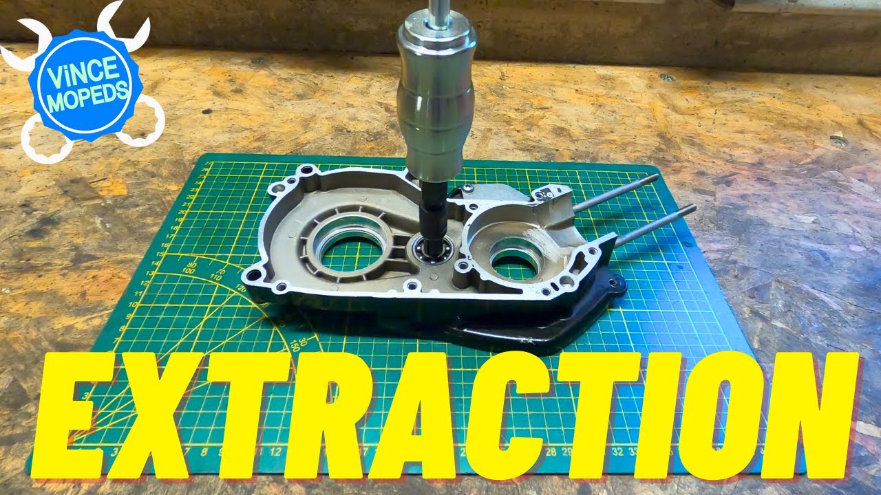 Extraire facilement ses roulements de boite de vitesses - Méca boite - Mobylette