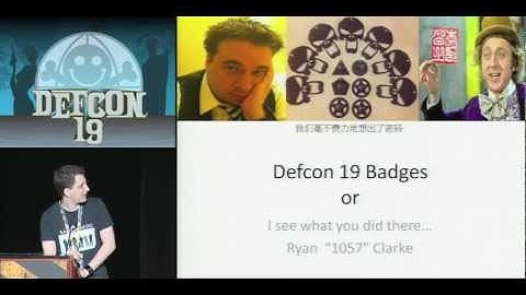 DEFCON 19 (2011) - Welcome and the making of Def Con 19 badge