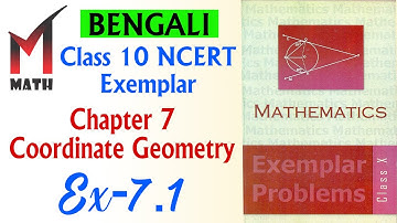 Coordinate Geometry | Exercise 7.1 | Class 10 | NCERT Exemplar | Mathematics