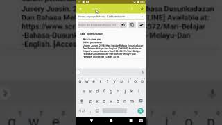 Kadazandusun Chat Manual screenshot 1