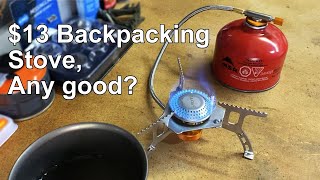 Sweet Deal! Review of the $13 AOTU Portable Camping and Backpacking Stove with Piezo Ignition