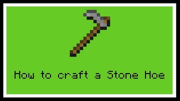 How to craft a Stone Hoe | Minecraft 1.17.1 | (Beginners Guide)