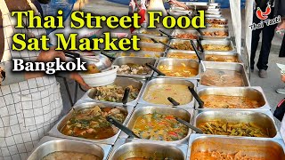 Trying food at the Thai market. Sat Market Review. Bangkok | Street food in Thailand. Thai Tasti