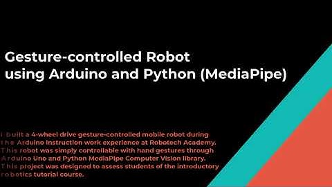 Gesture-controlled Robot using Arduino and Python (MediaPipe)