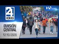 Noticias Ecuador: Noticiero 24 Horas, 12/10/2020 (Emisión Central)