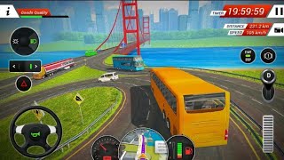 Offroad School Bus Driving:Flying Bus Games 2020 gaming video Android mobile ios mobile gameplay screenshot 5