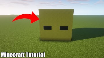 HOW TO BUILD a ZOMBIE HEAD in MINECRAFT 🧟‍♂️