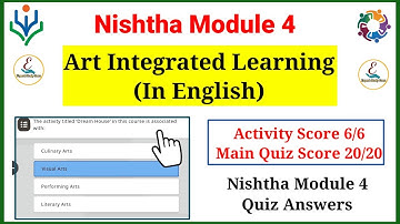Nishtha Module 4 Quiz Answers | Module 4 Answer Key | Module 4 Nishtha