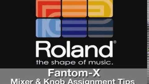 Roland Fantom X Keyboard Workstation | Mixer & Knob Assignment Tips